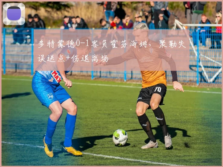 多特蒙德0-1客负霍芬海姆，聚勒失误送点+伤退离场